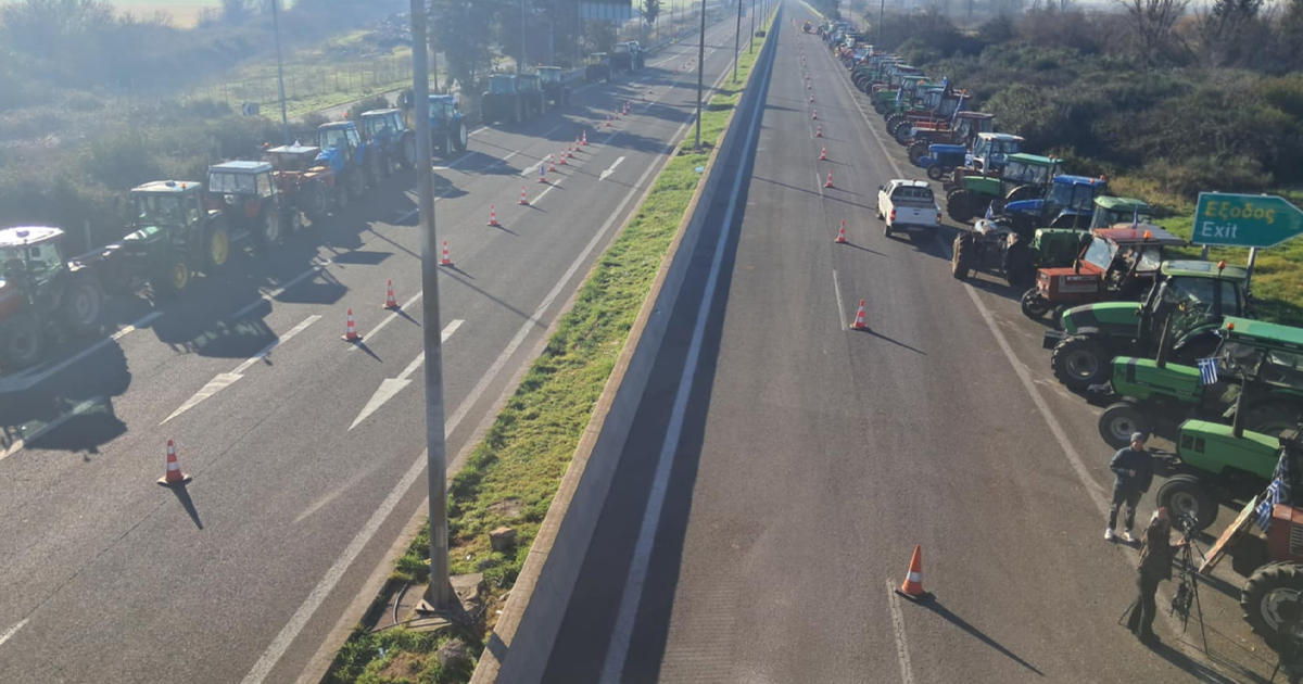 Και τα δύο μπλόκα της Βοιωτίας στο Μαξίμου