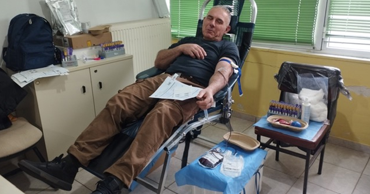 Εθελοντική αιμοδοσία στην Αρκίτσα