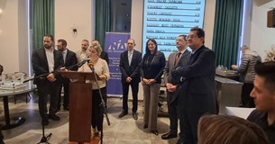 Η Νίκη Κεραμέως στη Λιβαδειά για την κοπή της βασιλόπιτας της ΔΕΕΠ Βοιωτίας