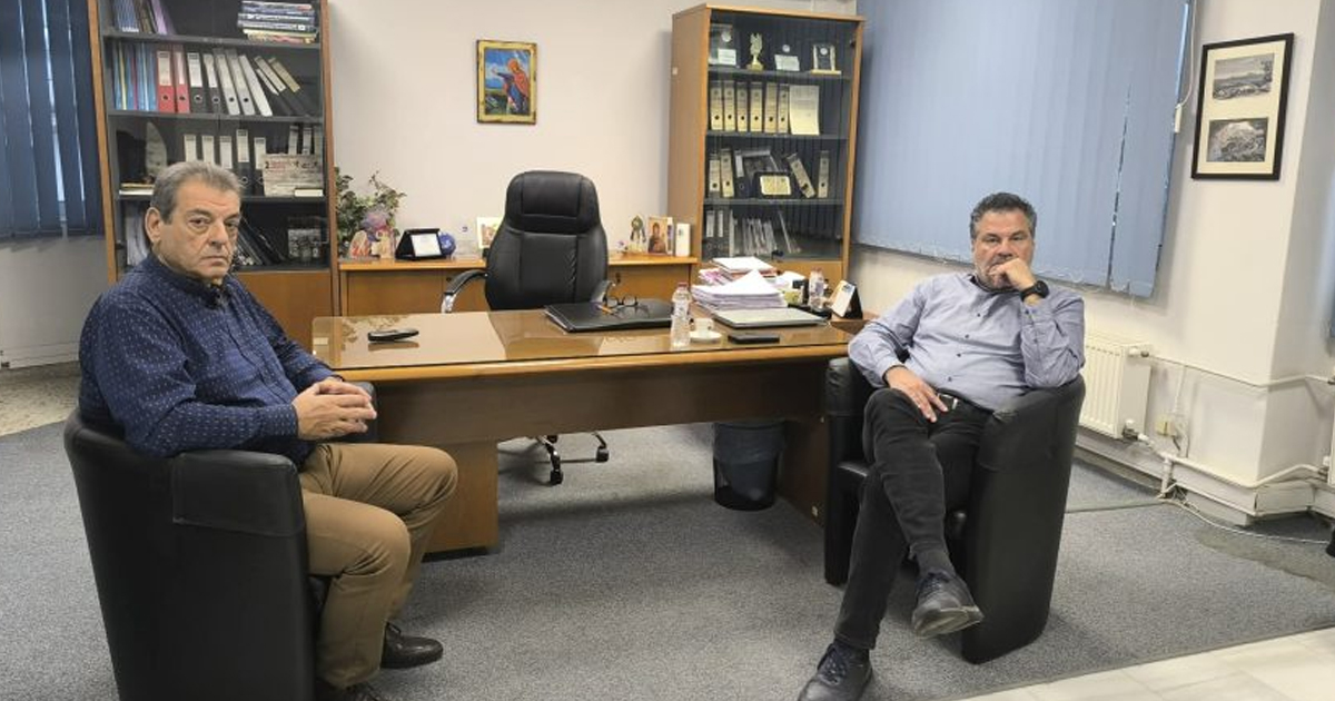 Συνάντηση του Δημάρχου Ορχομενού με τον Πρόεδρο της ΕΥΔΑΠ - Στο επίκεντρο η  αποπεράτωση του έργου αποχέτευσης