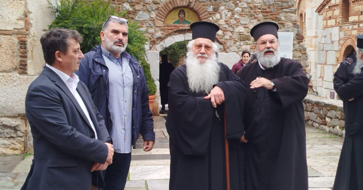 Επίσκεψη Στρατιωτικών Ιερέων στην Ιερά Μονή του Οσίου Λουκά