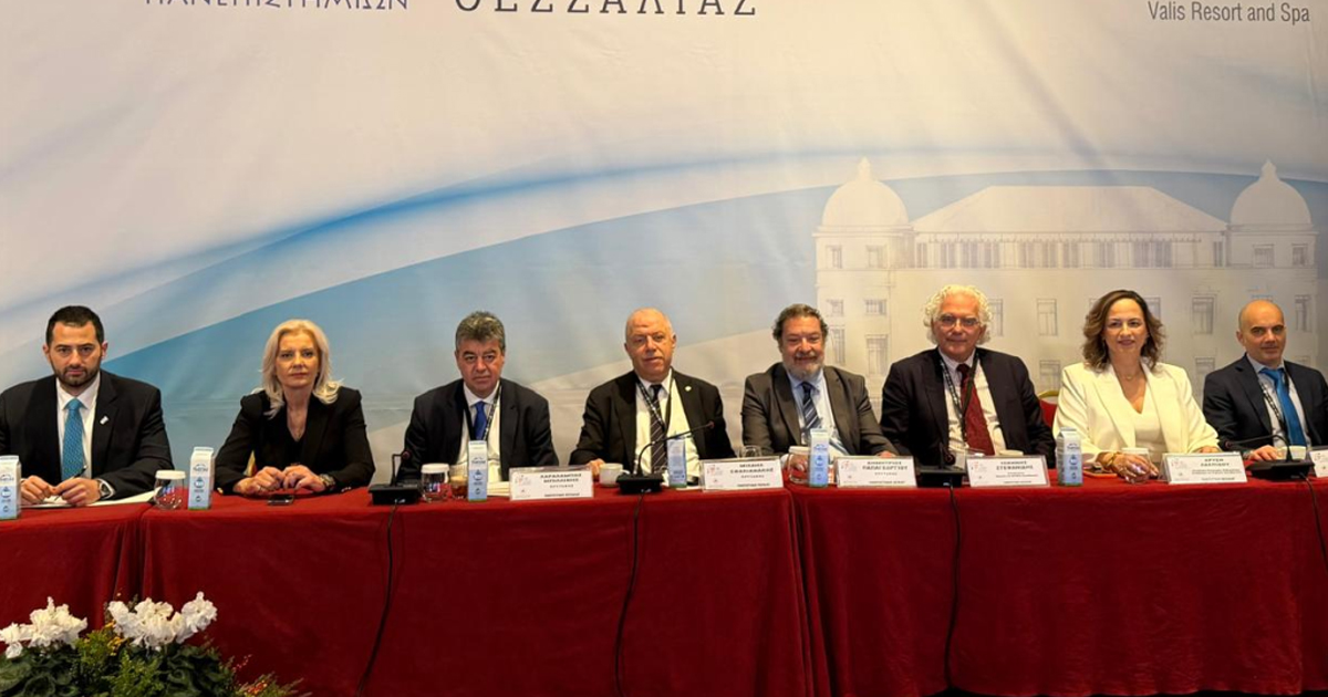 Στην 110η Σύνοδο Πρυτάνεων Ελληνικών Πανεπιστημίων ο Φάνης Σπανός