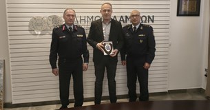 Εθιμοτυπική επίσκεψη του Γενικού Περιφερειακού Αστυνομικού Διευθυντής Στερεάς Ελλάδας στον Δήμαρχο Λαμιέων