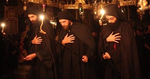 Εσπερινός στο Ναΰδριο της Αγίας Φιλοθέης στη Λιβαδειά