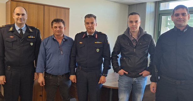 Επίσκεψη της Αστυνομικής Διοίκησης Βοιωτίας στον Αντιπεριφερειάρχη ΠΕ Βοιωτίας