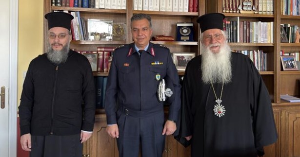Επίσκεψη του Αστυνομικού Διευθυντή Βοιωτίας στον Μητροπολίτη Γεώργιο