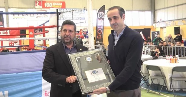 Βράβευση του Γρηγόρη Δημητριάδη από την Ελληνική Ομοσπονδία Πυγμαχίας (video)