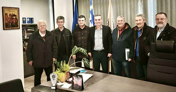 Ο Δήμαρχος Λεβαδέων συναντήθηκε με τον Σύνδεσμο Απόστρατων Σωμάτων Ασφαλείας Βοιωτίας