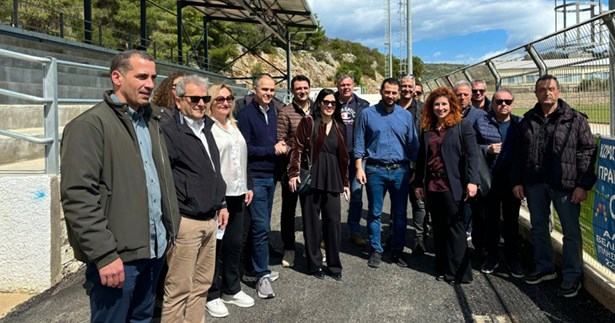 Ολοκληρώθηκαν αθλητικά και σχολικά έργα στο Δήμο Κύμης-Αλιβερίου - Αυτοψία από τον Φάνη Σπανό