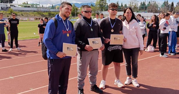 Αξιόλογες εμφανίσεις του ΕΠΑΛ Θήβας στο Πανελλήνιο Σχολικό Πρωτάθλημα Κλασικού Αθλητισμού