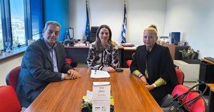 Συνάντηση του Δημάρχου Ορχομενού με την Γ.Γ. Ενωσιακών Πόρων και Υποδομών