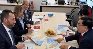 Τον Πρέσβη της Κίνας υποδέχτηκε ο Φάνης Σπανός στη Λαμία - Στο επίκεντρο η στενότερη συνεργασία