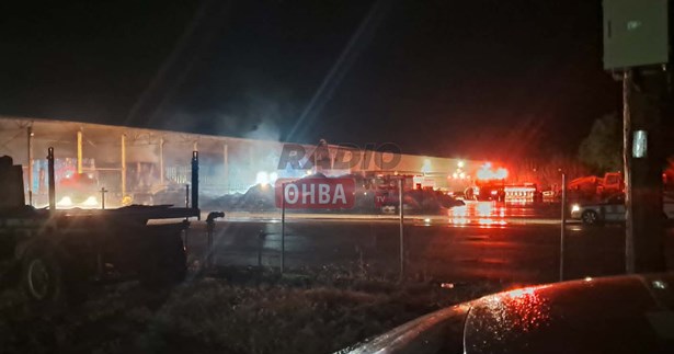 Ξέσπασε φωτια σε εκκοκιστήριο στον Ορχομενό