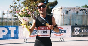 Ο προπονητής του ΑΚΟΛ Κώστας Μίγας κατέκτησε την 4η θέση στο Run Greece Καβάλας