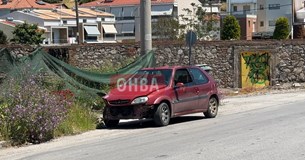 Τροχαίο ατύχημα σε διασταύρωση στη Θήβα