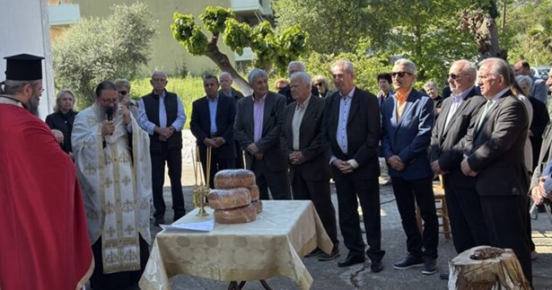 Ο Σύνδεσμος Αποστράτων Σωμάτων Ασφαλείας Βοιωτίας τίμησε την προστάτιδά του Αγία Ειρήνη