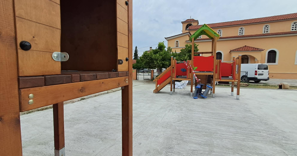 Έργα σε παιδικές χαρές στη Λιβαδειά