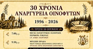 Αναργύρεια 2026 - Πολιτιστικές εκδηλώσεις του Δήμου Τανάγρας