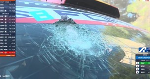Θήβα: Ασυνείδητος πέταξε πέτρα σε αγωνιστικό αυτοκίνητο του Rally Acropolis  