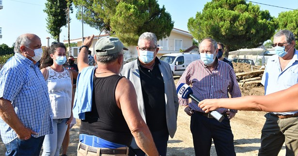 Περιοδεία του Δημήτρη Κουτσούμπα στις πληγείσες περιοχές της Εύβοιας