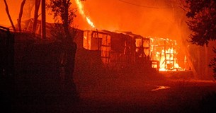 Φωτιά στη Μόρια: Πέντε συλλήψεις για τον εμπρησμό του ΚΥΤ