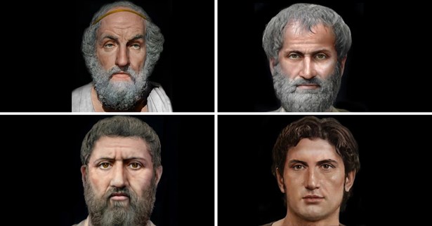 Έτσι έμοιαζαν τα πρόσωπα σπουδαίων αρχαίων Ελλήνων - Πώς ήταν ο Αριστοτέλης, ο Όμηρος, ο Μέγας Αλέξανδρος