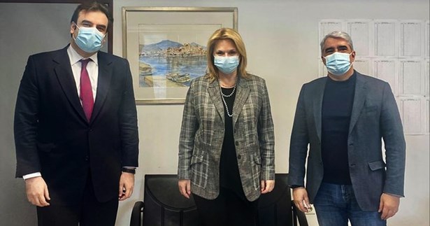 Με τον Υπ. Ψηφιακή Διακυβέρνησης συναντήθηκε η Έλενα Βάκα και ο Σίμος Κεδίκογλου